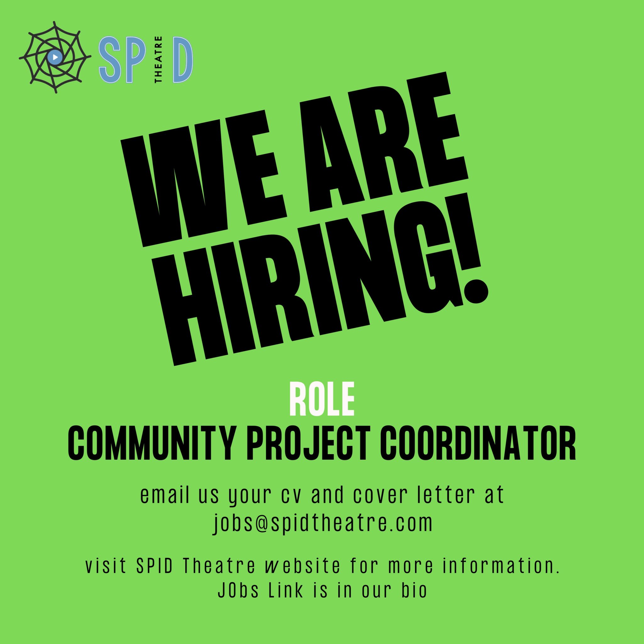 Copy of job post, outreach and coordinator
